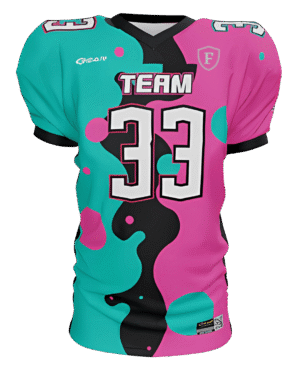 Custom Bubble Racer Loose-Fit Football Jersey