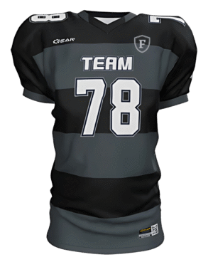 Custom Stripes Loose-Fit Football Jersey